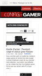 Mobile Screenshot of config-gamer.fr