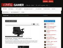 Tablet Screenshot of config-gamer.fr